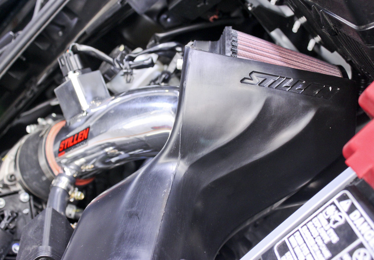 Stillen Nissan Maxima Air Intake Hi Flow w/ Fitted Polyurethane Air Duct A35 Oil Filter For 09-15 Nissan Maxima