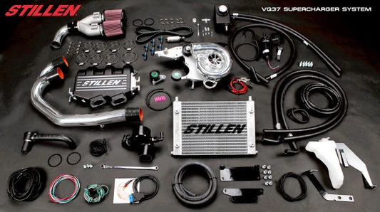 Stillen 350Z Z33 Supercharger Tuner Kit Polished For 07-09 Nissan 350Z Z33