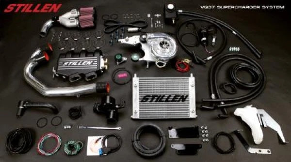 Stillen 370Z Z34 Nismo Supercharger Tuned System Polished For 09-11 Nissan 370Z Z34