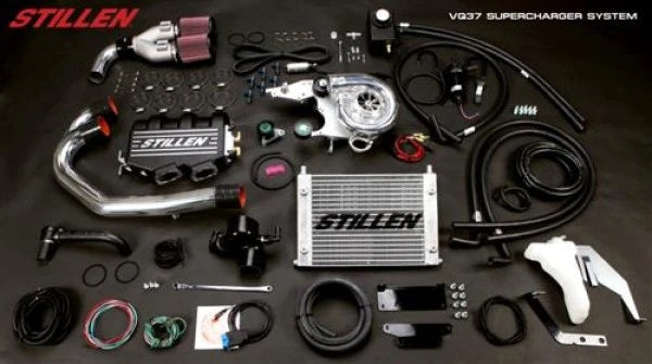 Stillen 370Z Z34 Supercharger Tuned System Polished for 09-11 Nissan 370Z Z34