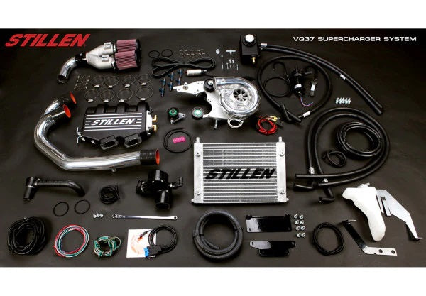 Stillen 370Z Z34 Nismo Supercharger Tuned System Satin For 12-20 Nissan 370Z Z34