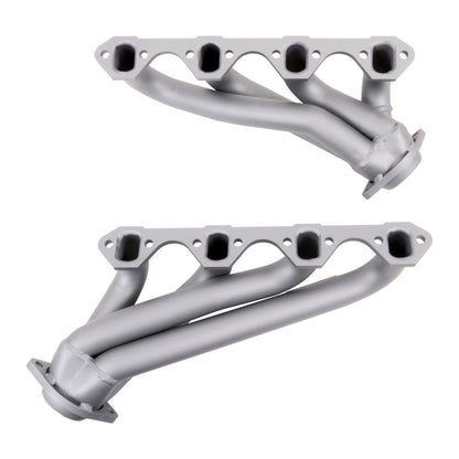 BBK 79-93 Mustang 351 Swap Shorty Unequal Length Exhaust Headers - 1-5/8 Titanium Ceramic - Graveyard Performance