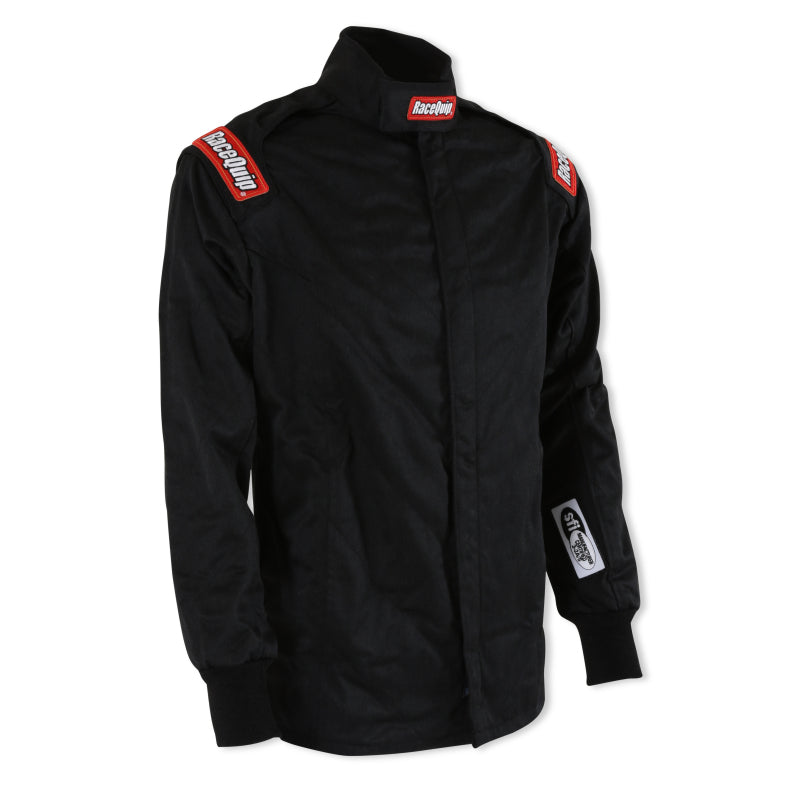 RaceQuip Black Chevron-5 Jacket SFI-5 - 3XL - Graveyard Performance