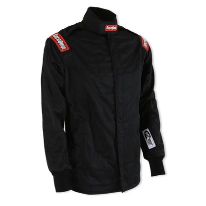 RaceQuip Black Chevron-5 Jacket SFI-5 - 3XL - Graveyard Performance
