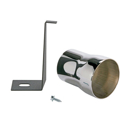 BBK 86-88 Mustang Cold Air Kit Adapter - Chrome - Graveyard Performance
