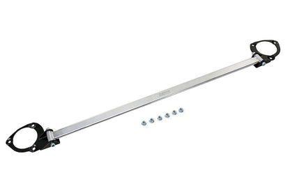 HPS Performance Aluminum Front Strut Tower Brace Bar Polished 42-102P