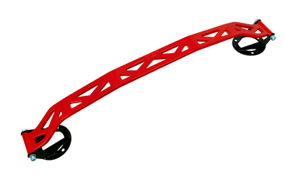 HPS Performance Aluminum Front Strut Tower Brace Bar Red 42-106R