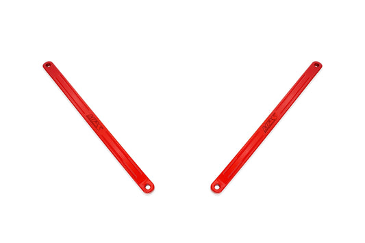 HPS Performance Front Billet Strut Bar Cross Brace Red 42-115R