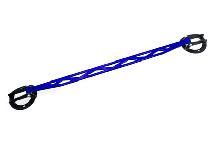 HPS Performance Aluminum Front Strut Tower Brace Bar Blue 42-118BL