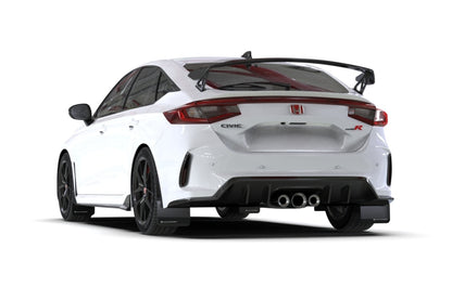 Rally Armor 23-26 Honda Civic Type R Black Mud Flap Light Blue Logo - Graveyard Performance
