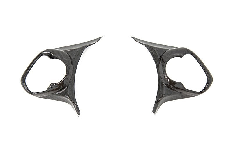 OLM LE Dry Carbon Fiber Steering Wheel Covers - 2017-2024 Subaru BRZ / Toyota GR86