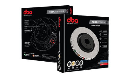 DBA 05-10 Mustang GT V8 Shelby Edition Front Slotted 4000 Series Rotor