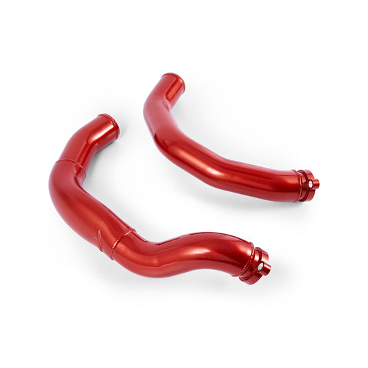 Mishimoto 15-20 BMW F80 M3/M4 Intercooler Pipe Kit - Sakhir Orange - Graveyard Performance