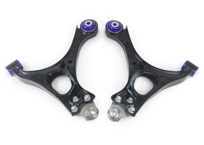 SuperPro 06 Honda Civic DX Front Lower Control Arm Set W/ Bushings - Graveyard Performance