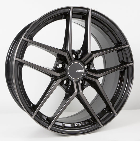 Enkei TY-5 18x8 5x108 40mm offset 72.6mm Bore Black Pearl