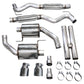 AWE 2024 Ford Mustang GT Fastback S650 RWD Touring Catback Exhaust w/ Dual Chrome Silver Tips