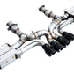 AWE 2023 C8 Corvette Z06 SwitchPath Cat-Back Exhaust - Diamond Black Tips