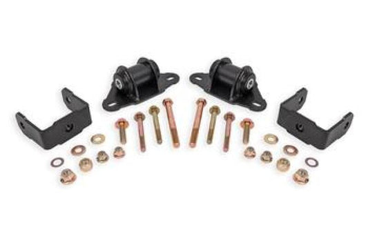 BMR 14-19 Chevrolet Corvette Transmission/Differential Mount - Black Hammertone - Graveyard Performance