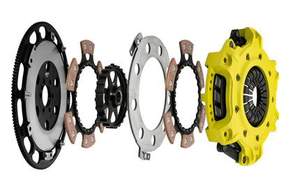 ACT Chevy Camaro/Corvette LS1/LS2/LS3/LS6/LS7 Mod-Twin 10.5 HD Rigid Disc Race Clutch Kit - Graveyard Performance