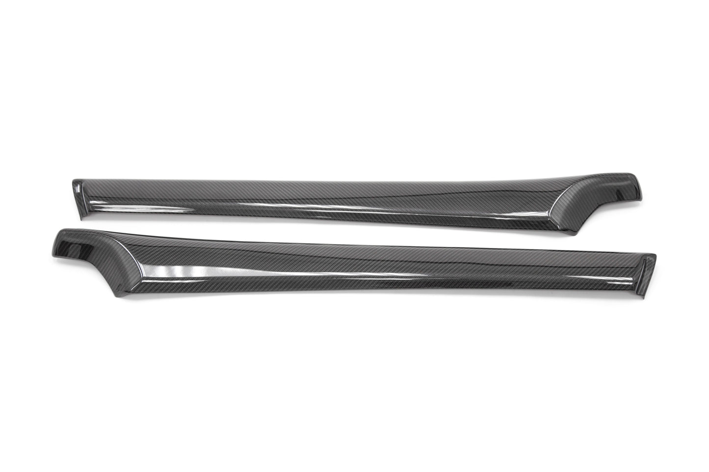 OLM LE Dry Carbon Front Door Trim Upper Panels - 2015-2021 WRX / STI - Graveyard Performance