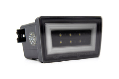 OLM NB+R F1 Rear Brake Light (Smoke Lens, Gloss Black Base, White Bar) - 15+ WRX / STI - Graveyard Performance