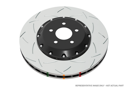 DBA 93-98 Toyota Supra Base Front 5000 Series Slotted Rotor w/Black Hat - Graveyard Performance
