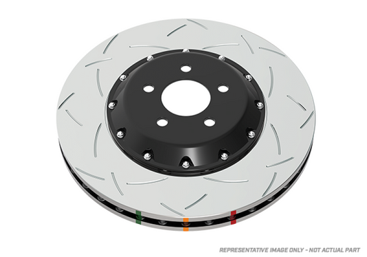 DBA 03-08 Infiniti G35 (w/Brembo Brakes) Front 5000 Series Slotted Rotor w/Gold Hat - Graveyard Performance