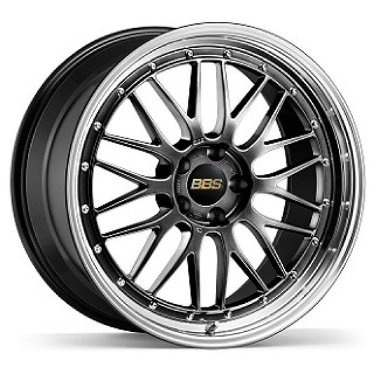 BBS LM 21x12 5x130 ET64 CB71.6 Diamond Black Wheel w/ Diamond Cut Machined Lip - Graveyard Performance