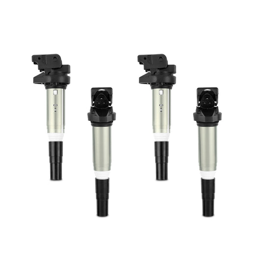 Mishimoto 2002+ BMW M54/N20/N52/N54/N55/N62/S54/S62 Four Cylinder Ignition Coil Set of 4 - Graveyard Performance