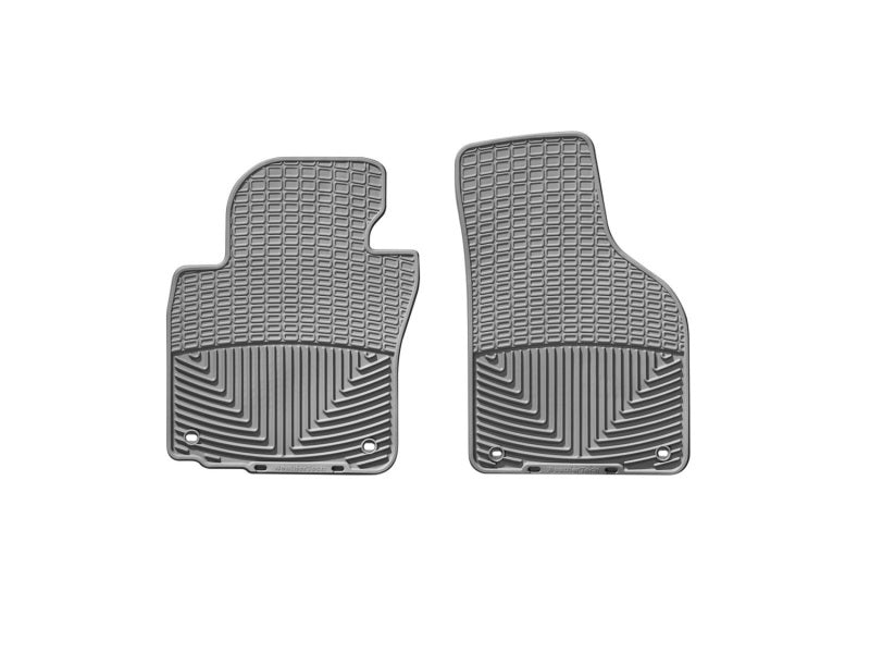WeatherTech 05+ Volkswagen GLI Sedan Front Rubber Mats - Grey - Graveyard Performance