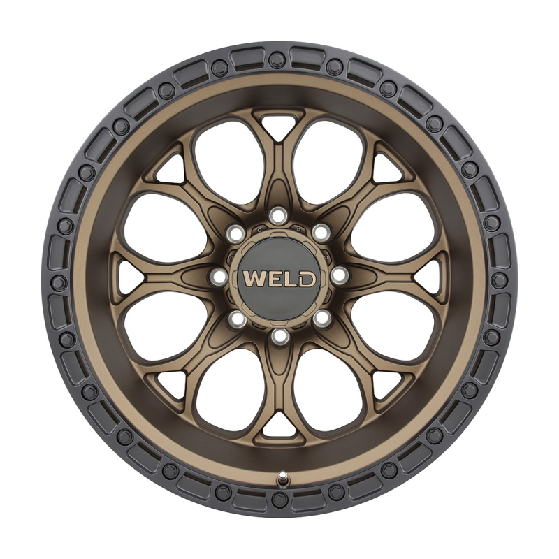 Weld Off-Road Ledge 8 8x170 / ET -18 / BS 4.75 / Satin Bronze Wheel - Non-Beadlock 125.1 - Graveyard Performance