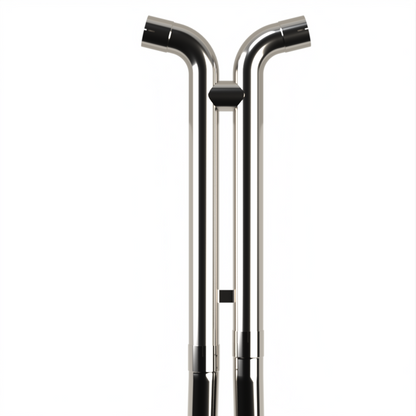 Kooks 18-24 Ford Mustang GT 5.0 3in. Valved Touring Cat-Back Exhaust - Carbon Tips