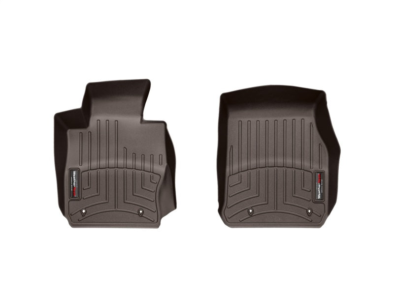 WeatherTech 2012+ BMW 3-Series Front FloorLiner - Cocoa - Graveyard Performance
