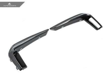 AutoTecknic Dry Carbon Front Bumper Trim - G30 5-Series M-Sport - Graveyard Performance