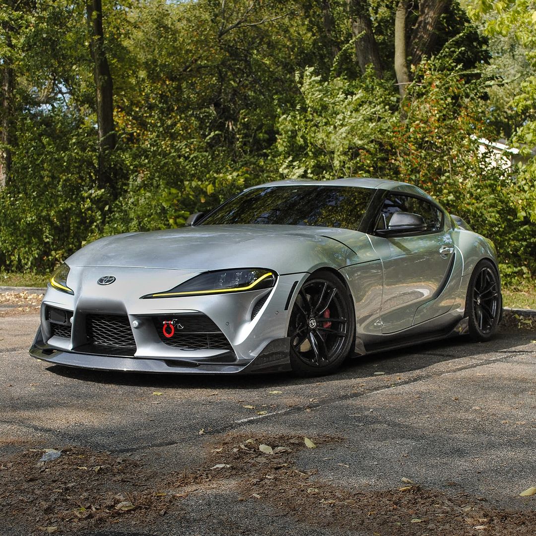 Carbon Fiber Supra AG Style Front Lip - MKV A90/A91 - Graveyard Performance