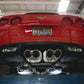 Corsa 06-13 Chevy Corvette C6 Z06 7.0L / 09-13 ZR1 6.2L Polished AxleBack Exhaust w/4.5in Twin Tips