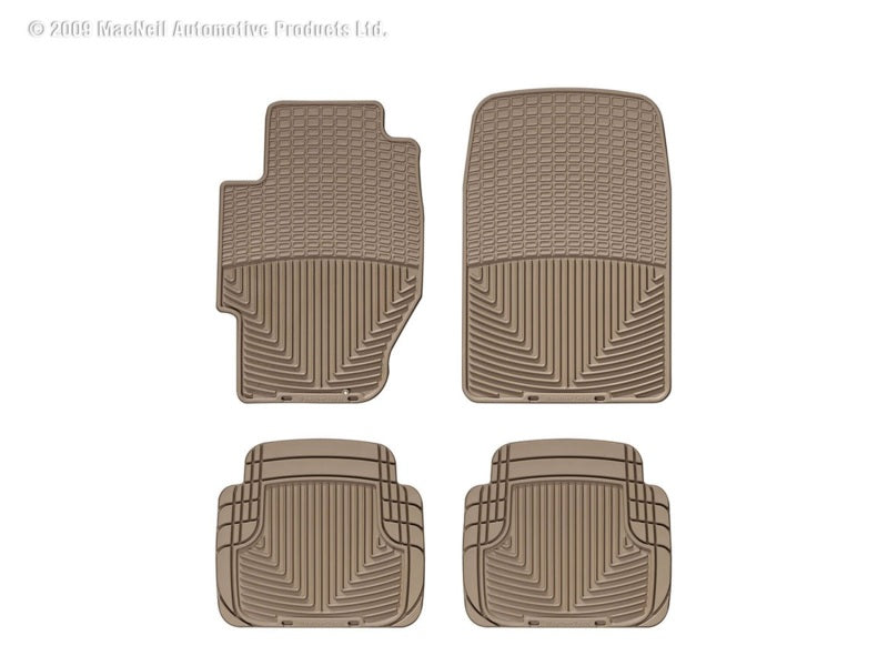 WT Rubber Mats - Front - Tan - Graveyard Performance