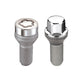 McGard 5 Lug Hex Install Kit w/Locks (Cone Seat Bolt) M12X1.5 / 17mm Hex / 25.5mm Shank L. - Chrome
