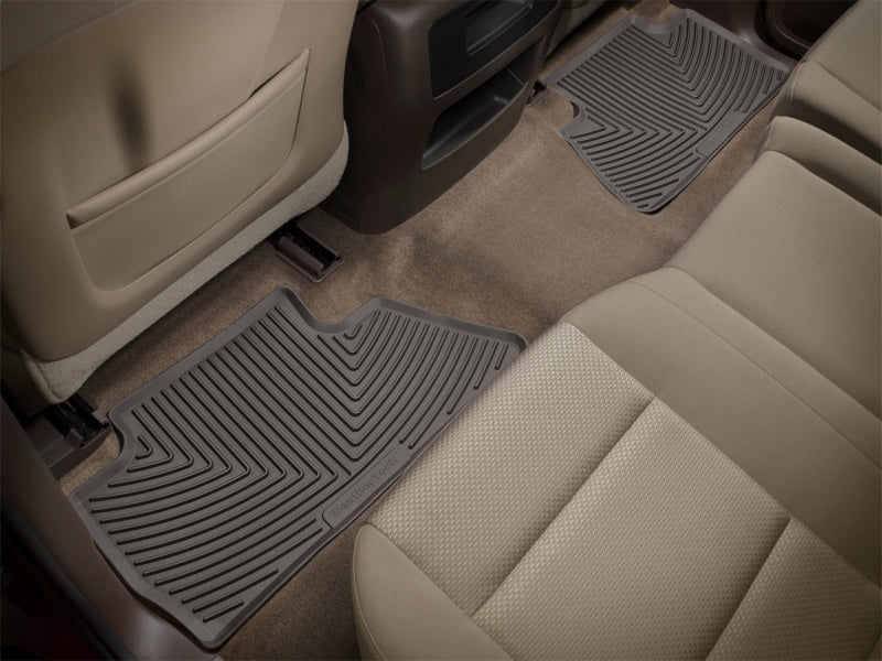 WeatherTech 2012-2015 BMW 6-Series Rear Rubber Mats - Cocoa - Graveyard Performance