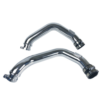 Injen 15-16 BMW M3 (F80) L6 Twin Turbo Polished Intercooler Charge Pipe w/ 1/8in Female NPT Bungs - Graveyard Performance