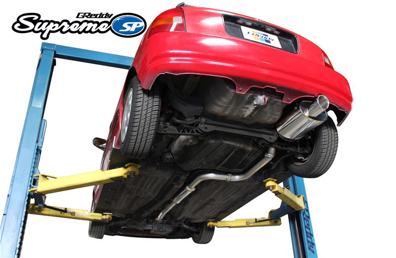 GReddy 96-00 Honda Civic EK Hatchback (w/ K-Series Swap) Supreme SP Exhaust - Graveyard Performance
