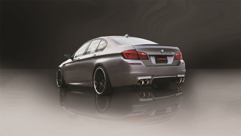 Corsa 2012-2017 BMW M5 F10 Polished Sport Axle-Back Exhaust - Graveyard Performance