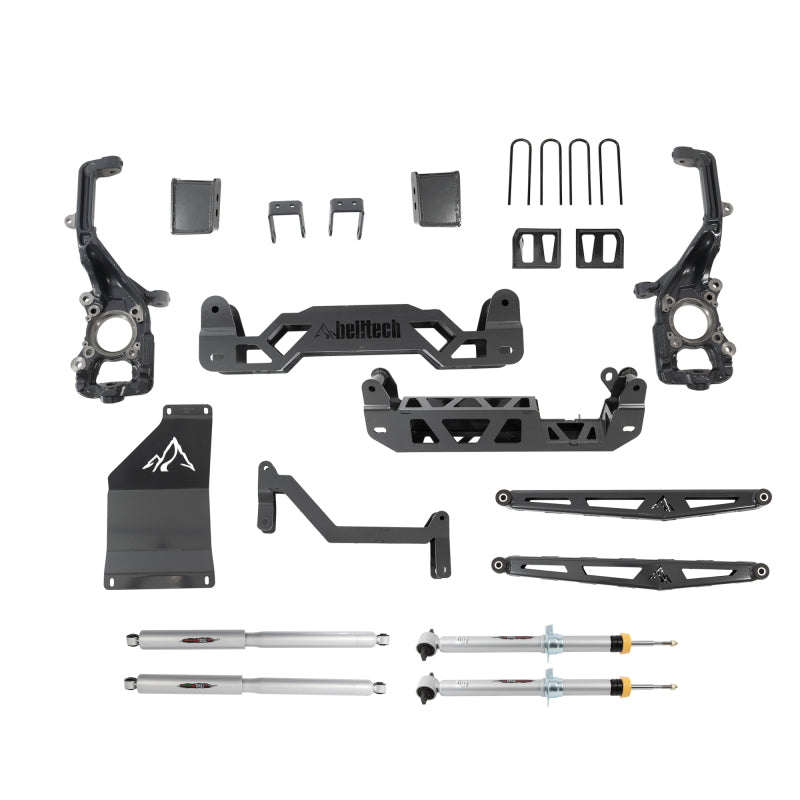 Belltech 2021+ Ford F150 4WD Trail Performance Lift Kit w/ Shocks - Graveyard Performance