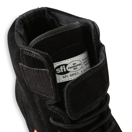 RaceQuip Black SFI Race Shoe 13.0