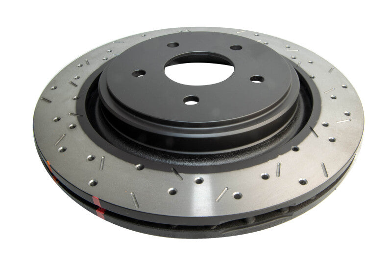 DBA 2009 Chevrolet Corvette ZR1 4000 Series Drilled and Slotted Rear Rotor - Graveyard Performance