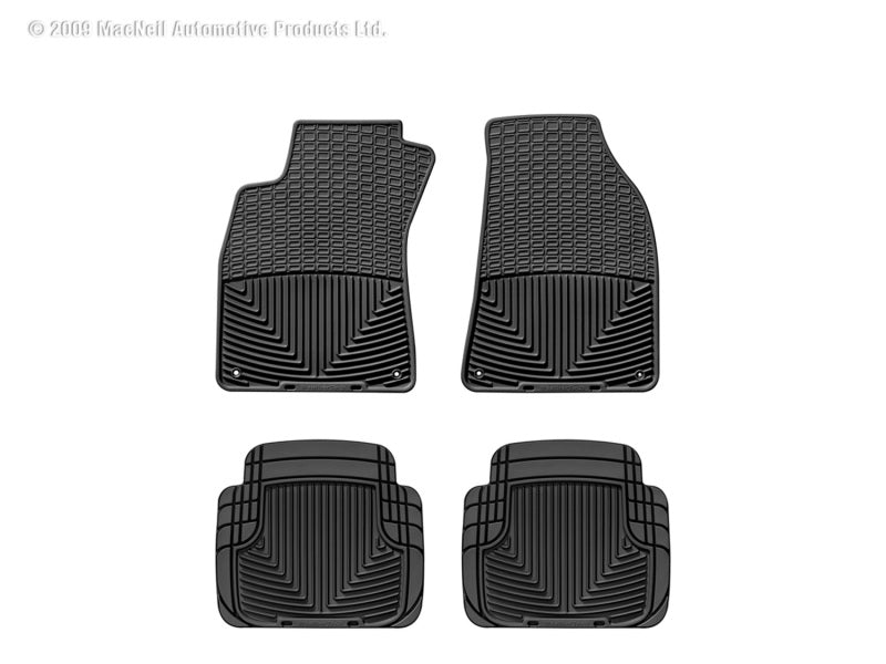 WT Rubber Mats - Rear - Blk - Graveyard Performance