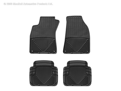 WT Rubber Mats - Rear - Blk - Graveyard Performance