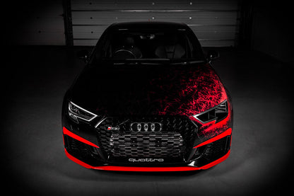 Eventuri Audi 8V Gen 2 RS3 Black Carbon Headlamp Race Duct