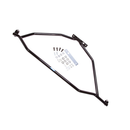 BBK 86-93 Mustang 5.0 Tubular Strut Tower Brace - Black Powdercoat Finish - Graveyard Performance