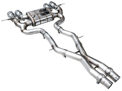 AWE Tuning 23-24 BMW G87 M2 SwitchPath Edition Exhaust - Chrome Silver Tips